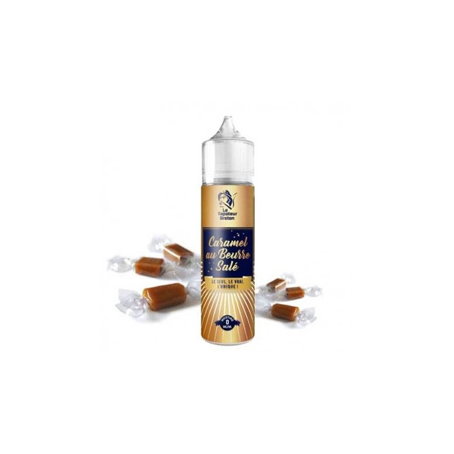 Caramel beurre salé - 50ml - LE VAPOTEUR BRETON Caramel beurre salé - 50ml - LE VAPOTEUR BRETON