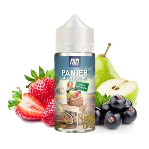 Fraise cassis et poire - 100ML - PANIER DU MARCHE - MAISON FUEL