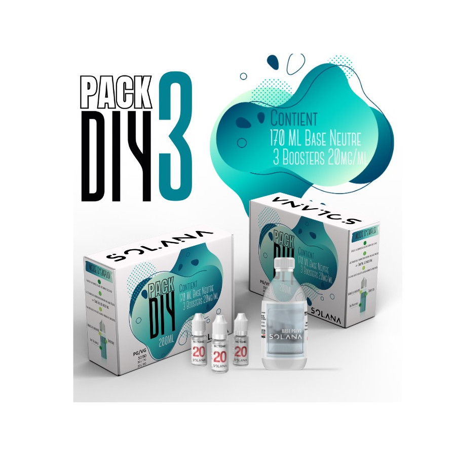 PACK BASE DIY 3MG 200ML SOLANA