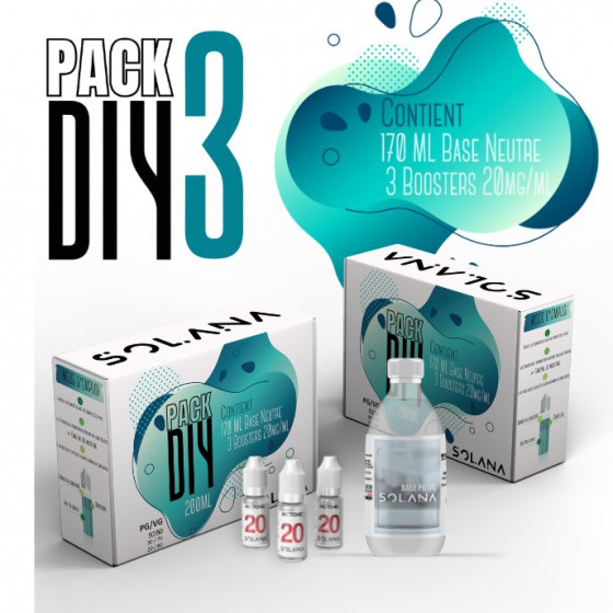 PACK BASE DIY 3MG 200ML SOLANA