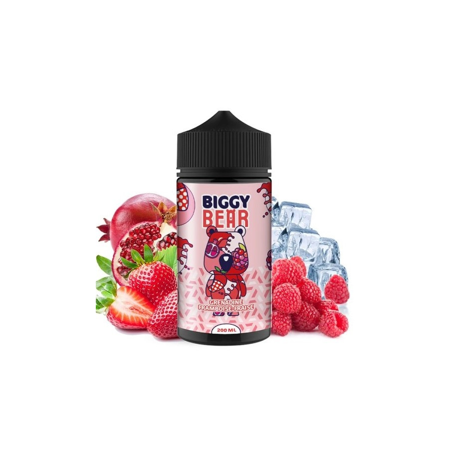Grenadine framboise fraise - 200ML - BIGGY BEAR Grenadine framboise fraise - 200ML - BIGGY BEAR