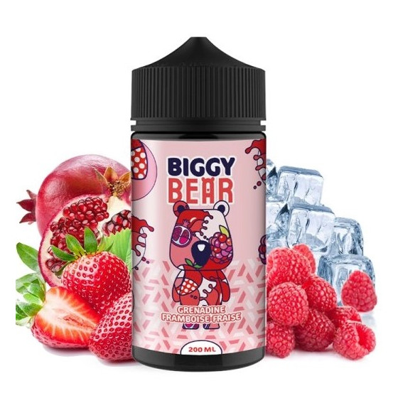 Grenadine framboise fraise - 200ML - BIGGY BEAR