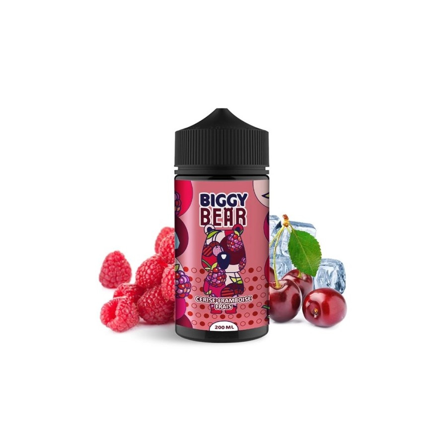 Cerise framboise frais - 200ML - BIGGY BEAR Cerise framboise frais - 200ML - BIGGY BEAR