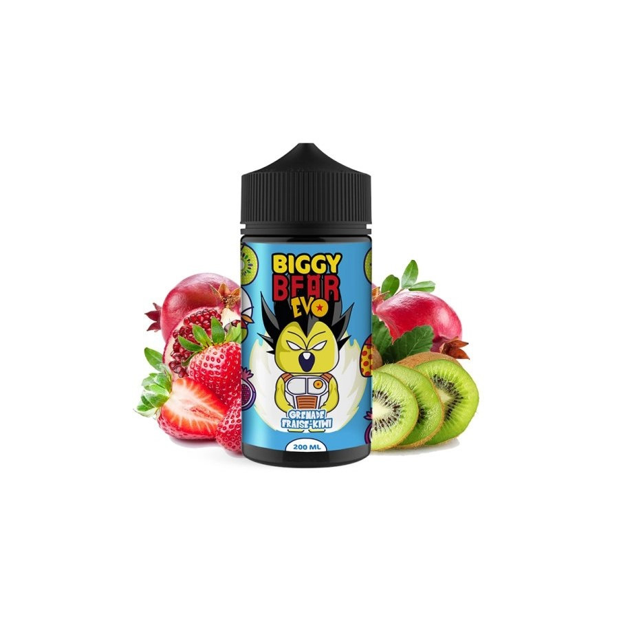 Grenade fraise kiwi - 200ML - BIGGY BEAR Grenade fraise kiwi - 200ML - BIGGY BEAR