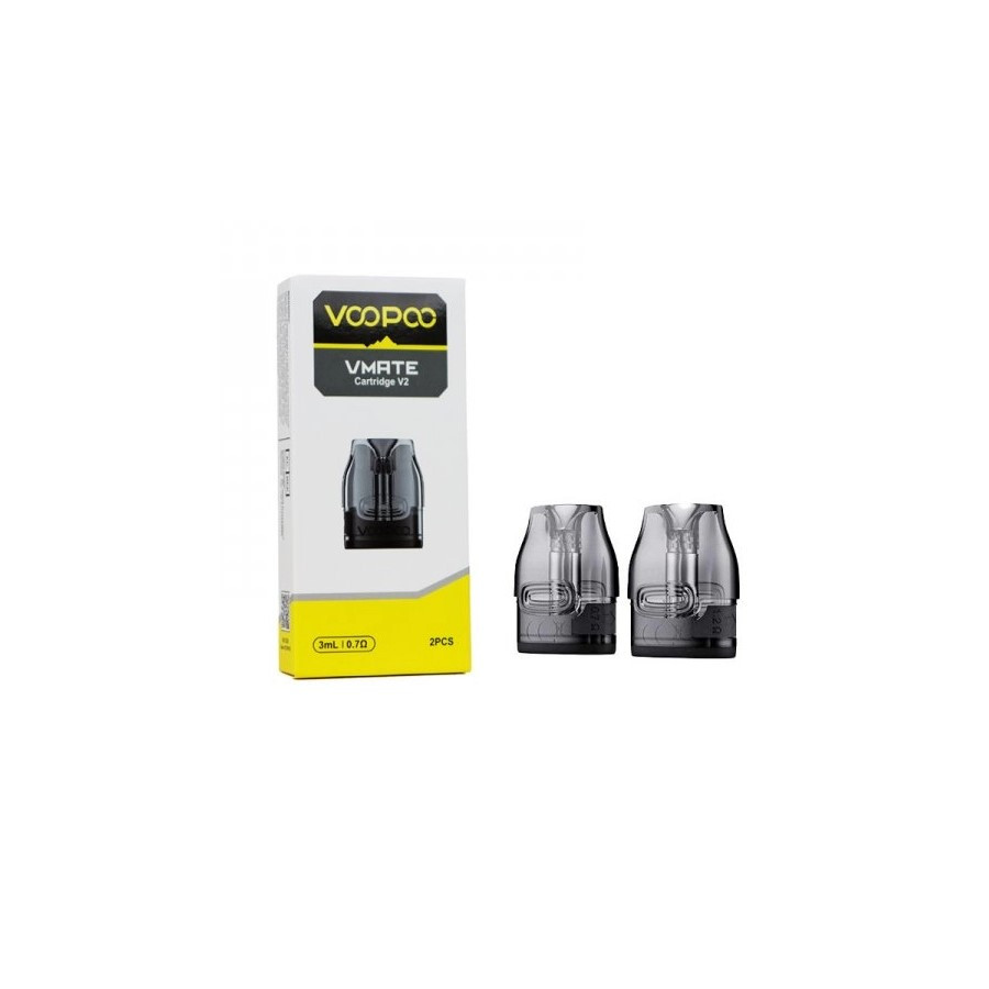 CARTOUCHE VMATE V2 3 ML VOOPOO (PACK DE 2) CARTOUCHE VMATE V2 3 ML VOOPOO (PACK DE 2)