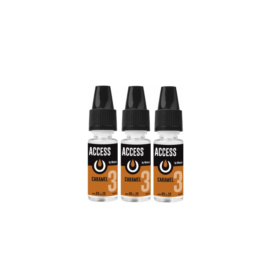 Access Caramel 10ml - NHOOS ( le lot de 3 flacons ) Access Caramel 10ml - NHOOS ( le lot de 3 flacons )