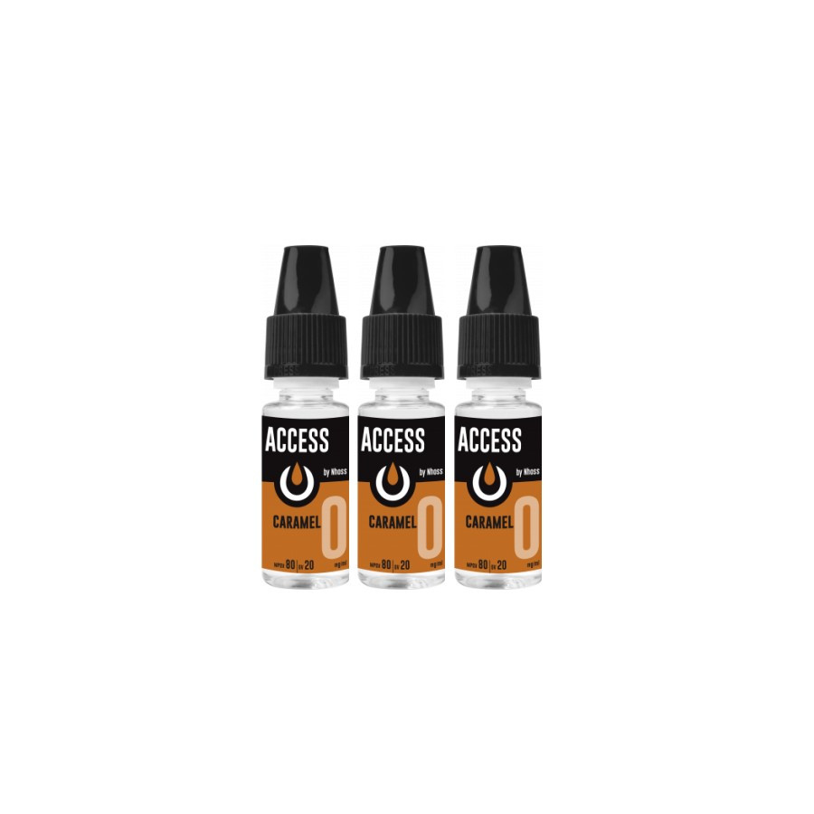 Access Caramel 10ml - NHOOS ( le lot de 3 flacons ) Access Caramel 10ml - NHOOS ( le lot de 3 flacons )