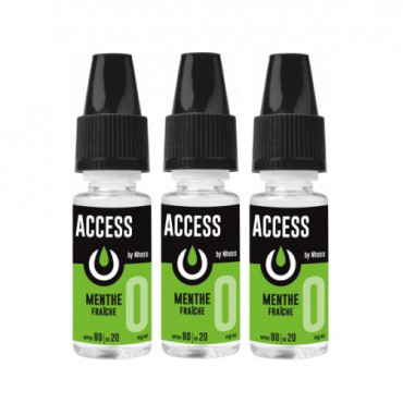 Access Menthe fraîche 10ml - NHOOS ( le lot de 3 flacons )