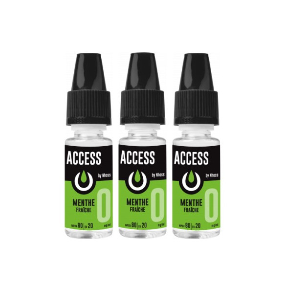 Access Menthe fraîche 10ml - NHOOS ( le lot de 3 flacons )