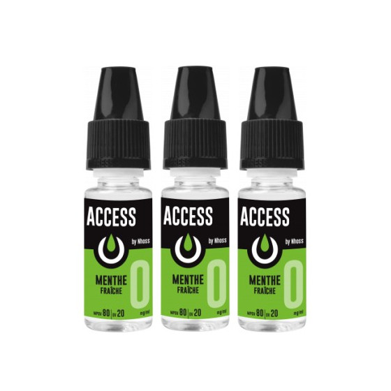 Access Menthe fraîche 10ml - NHOOS ( le lot de 3 flacons )