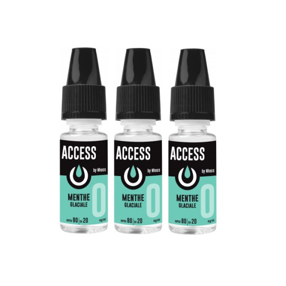 Access Menthe glaciale 10ml - NHOOS ( le lot de 3 flacons )
