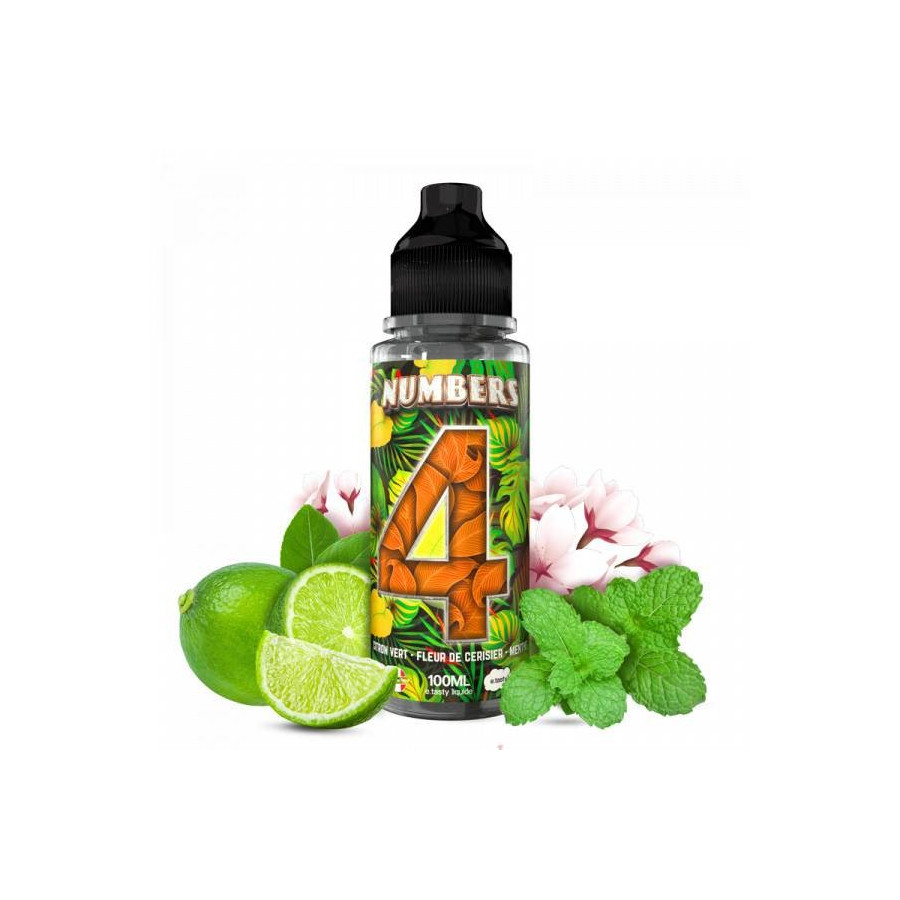 Numbers 4 - 100ml - Numbers - E TASTY Numbers 4 - 100ml - Numbers - E TASTY