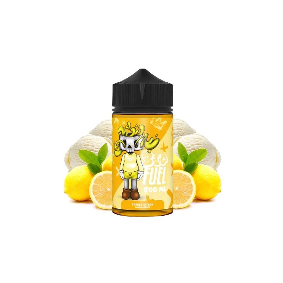 Sorbet citron - 200ML - BIG FUEL - MAISON FUEL Sorbet citron - 200ML - BIG FUEL - MAISON FUEL