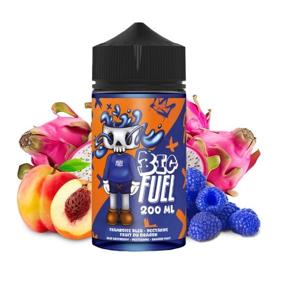 Framboise bleue nectarine fruit du dragon - 200ML - BIG FUEL - MAISON FUEL