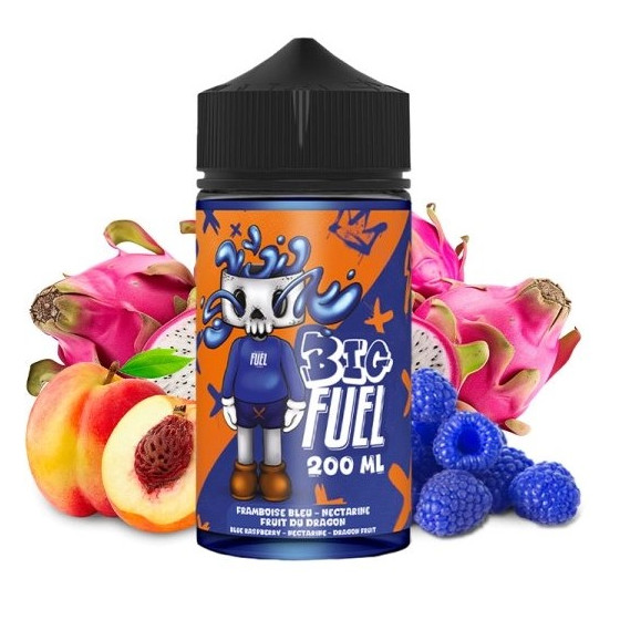 Framboise bleue nectarine fruit du dragon - 200ML - BIG FUEL - MAISON FUEL