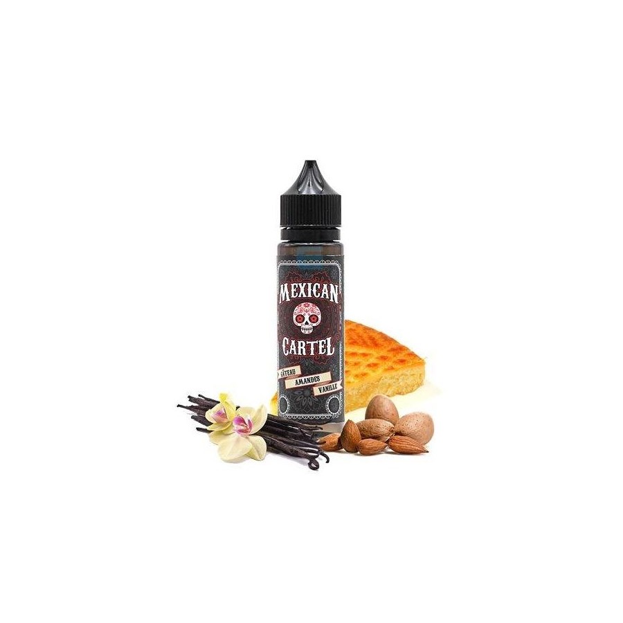 Gâteau amande vanille - 50 / 100ml - MEXICAN CARTEL Gâteau amande vanille - 50 / 100ml - MEXICAN CARTEL