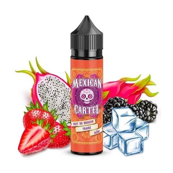 Fruit du dragon fraise mûre - 50 / 100ml - MEXICAN CARTEL