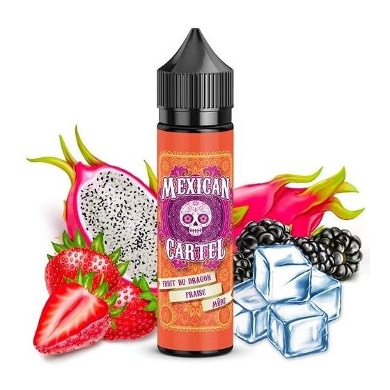 Fruit du dragon fraise mûre - 50 / 100ml - MEXICAN CARTEL