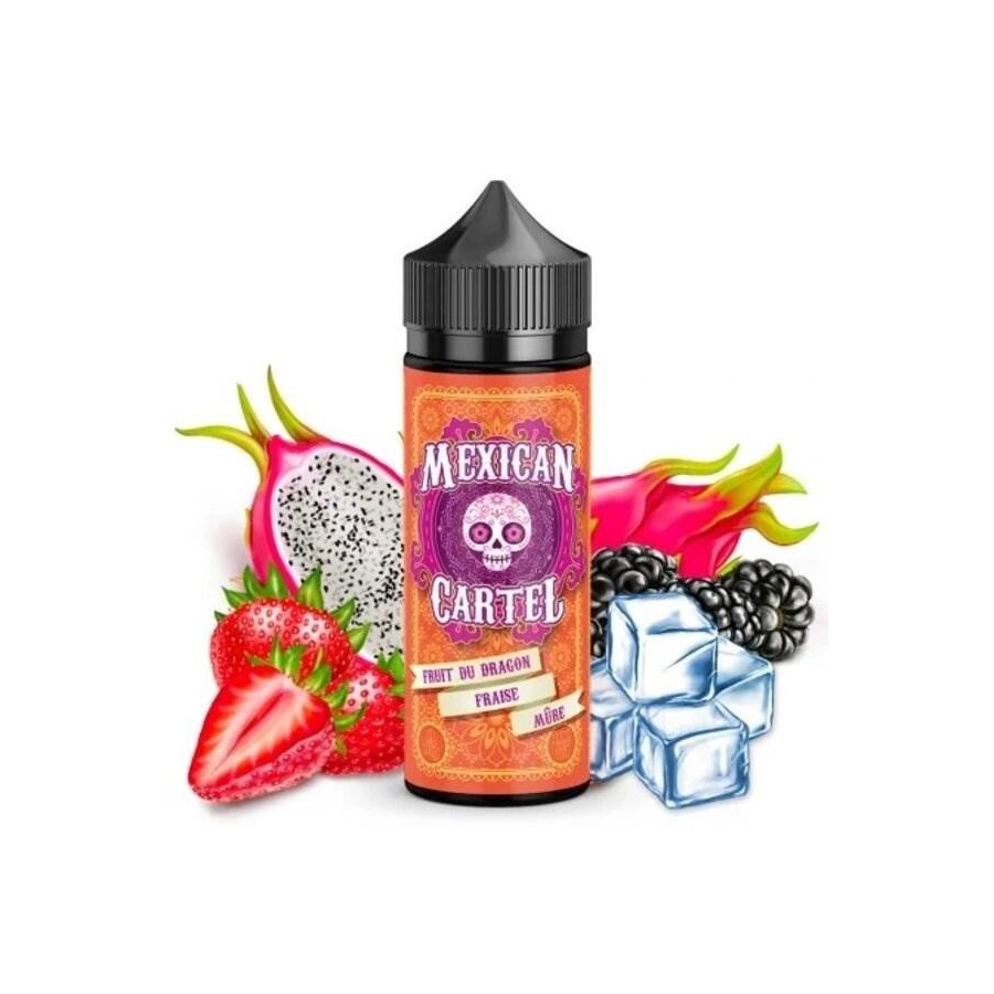 Fruit du dragon fraise mûre - 50 / 100ml - MEXICAN CARTEL Fruit du dragon fraise mûre - 50 / 100ml - MEXICAN CARTEL