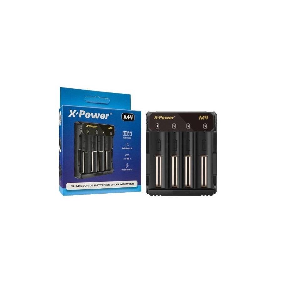CHARGEUR 4 ACCUS M4 X POWER