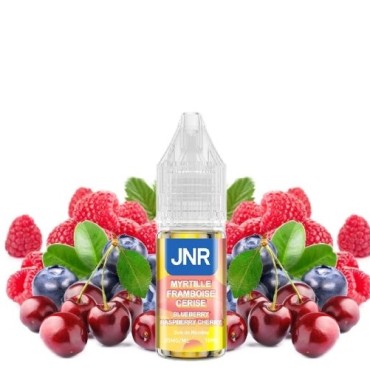 Myrtille framboise cerise - 10ml - 10 ou 20mg Sel de nicotine - JNR