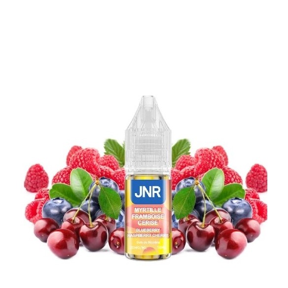 Myrtille framboise cerise - 10ml - 10 ou 20mg Sel de nicotine - JNR