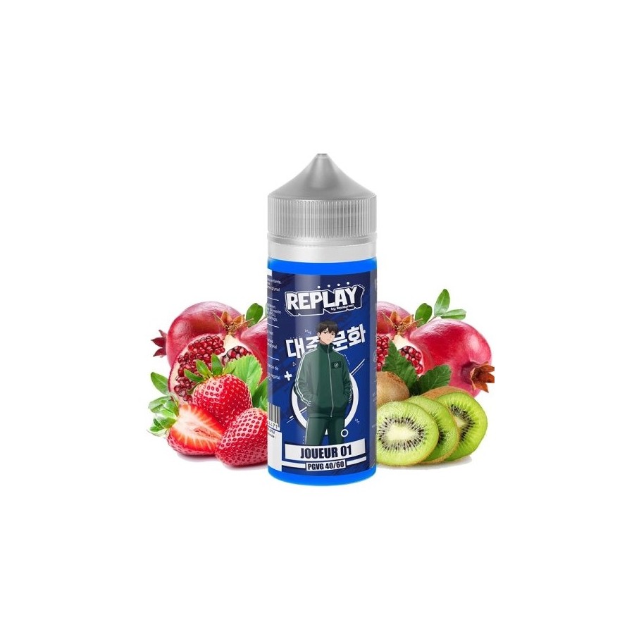 Joueur 01 - 100ml - Replay - LIQUIDAROM Joueur 01 - 100ml - Replay - LIQUIDAROM