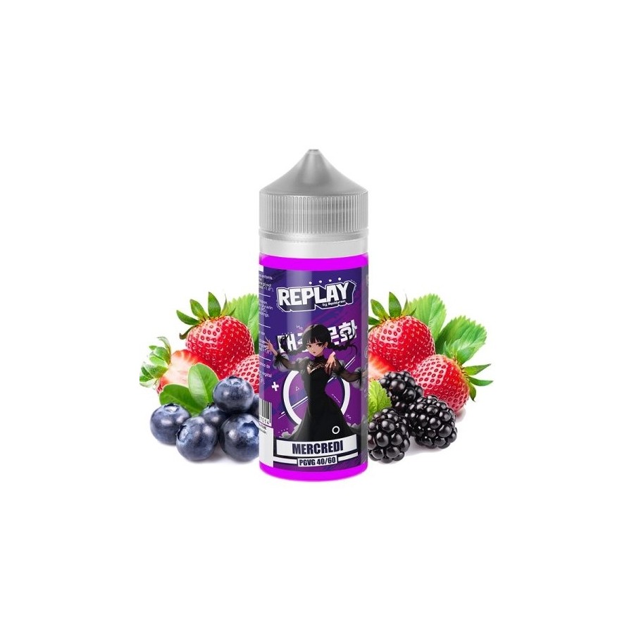 Mercredi - 100ml - Replay - LIQUIDAROM Mercredi - 100ml - Replay - LIQUIDAROM
