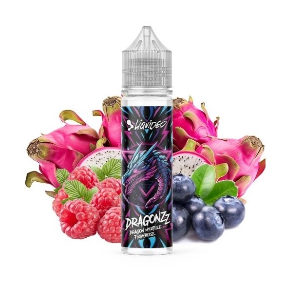 Dragon myrtille framboise - 50ml - Dragonzz - LIQUIDEO