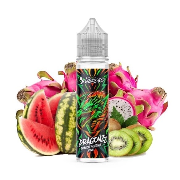 Dragon pastèque kiwi - 50ml - Dragonzz - LIQUIDEO
