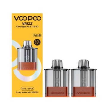 CARTOUCHE VRIZZ V2 15 ML VOOPOO (PACK DE 2)