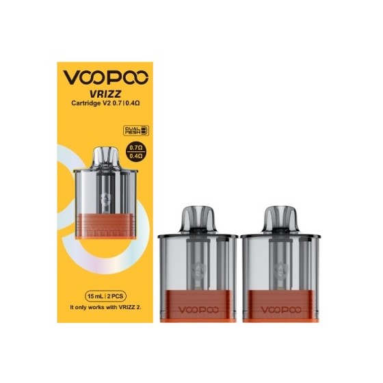 CARTOUCHE VRIZZ V2 15 ML VOOPOO (PACK DE 2)