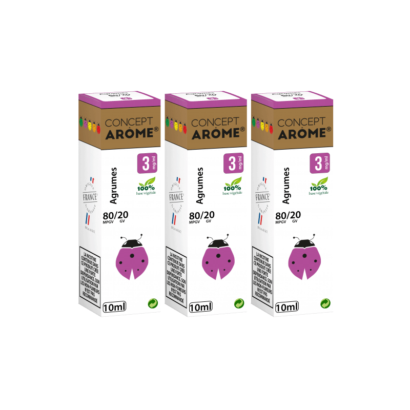 Agrumes 10ml - CONCEPT AROME Agrumes 10ml - CONCEPT AROME