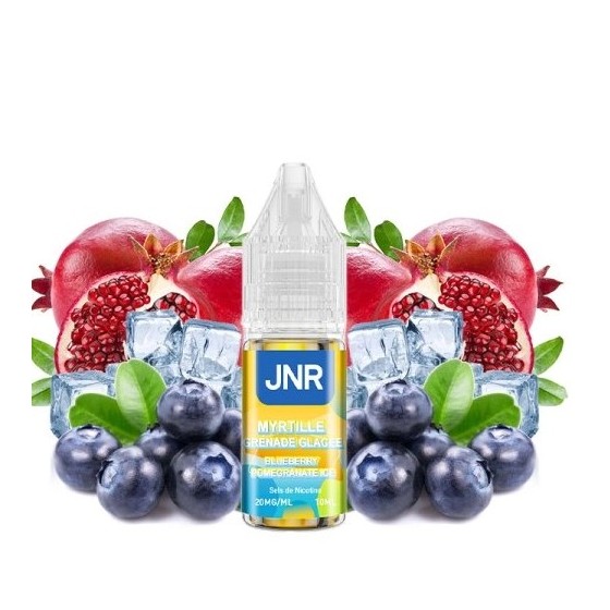 Myrtille grenade glacée - 10ml - 10 ou 20mg Sel de nicotine - JNR