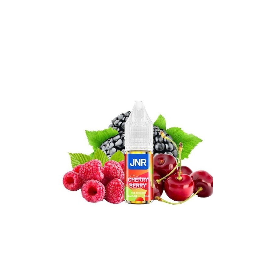 Cerise framboise - 10ml - 10 ou 20mg Sel de nicotine - JNR Cerise framboise - 10ml - 10 ou 20mg Sel de nicotine - JNR