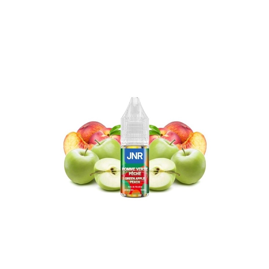Pomme verte pêche - 10ml - 10 ou 20mg Sel de nicotine - JNR
