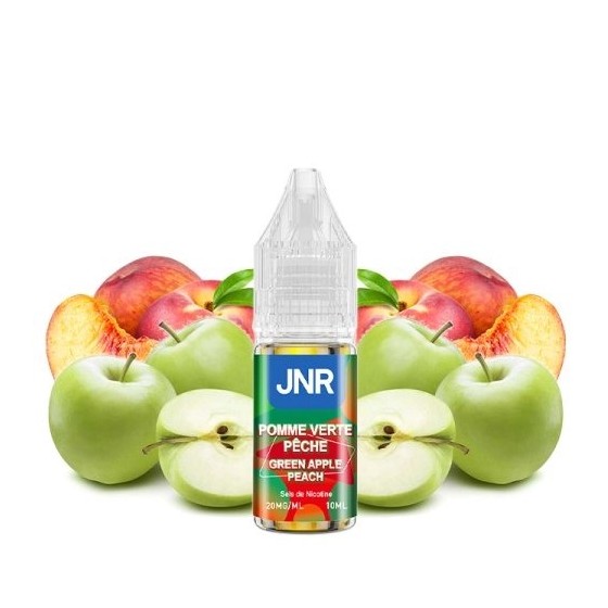 Pomme verte pêche - 10ml - 10 ou 20mg Sel de nicotine - JNR