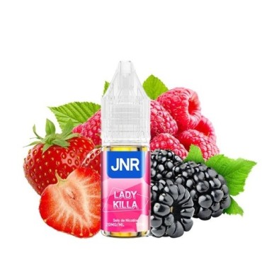 Fraise framboise (Lady killa) - 10ml - 10 ou 20mg Sel de nicotine - JNR