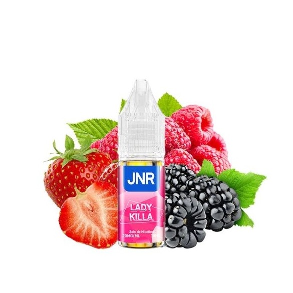 Fraise framboise (Lady killa) - 10ml - 20mg Sel de nicotine - JNR