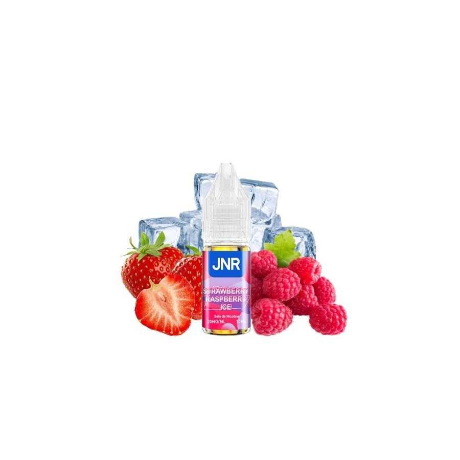 Fraise framboise glacée - 10ml - 10 ou 20mg Sel de nicotine - JNR Fraise framboise glacée - 10ml - 10 ou 20mg Sel de nicotine - JNR
