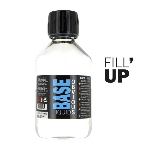 BASE "FILL' UP" 50 50 140 ML OBVIOUS
