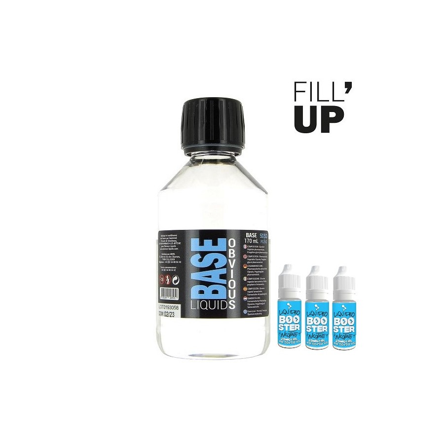 PACK BASE DIY 3MG 200ML OBVIOUS PACK BASE DIY 3MG 200ML OBVIOUS