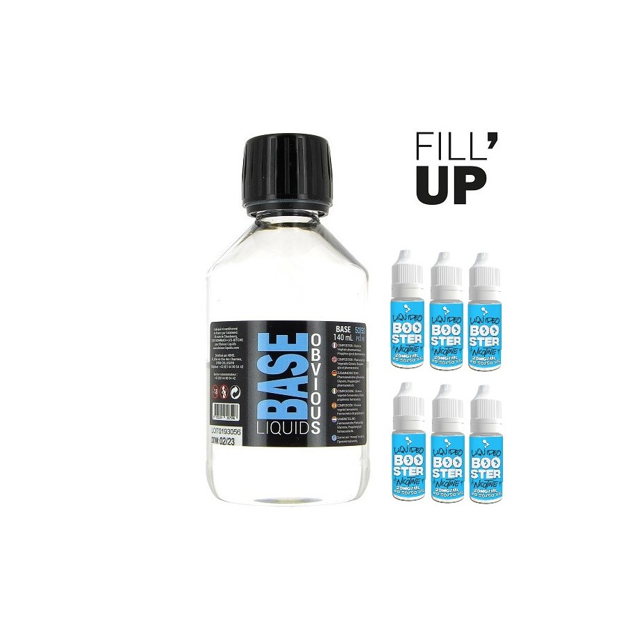 PACK BASE DIY 6MG 200ML OBVIOUS PACK BASE DIY 6MG 200ML OBVIOUS