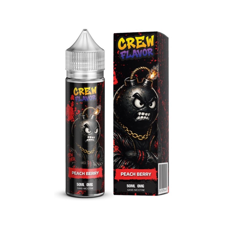Peach berry ( Pêche framboise) - 50ml - CREW FLAVOR Peach berry ( Pêche framboise) - 50ml - CREW FLAVOR