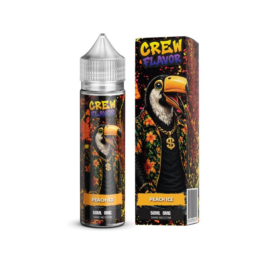 Peach ice ( Pêche glacée) - 50ml - CREW FLAVOR