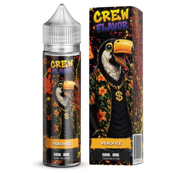 Peach ice ( Pêche glacée) - 50ml - CREW FLAVOR