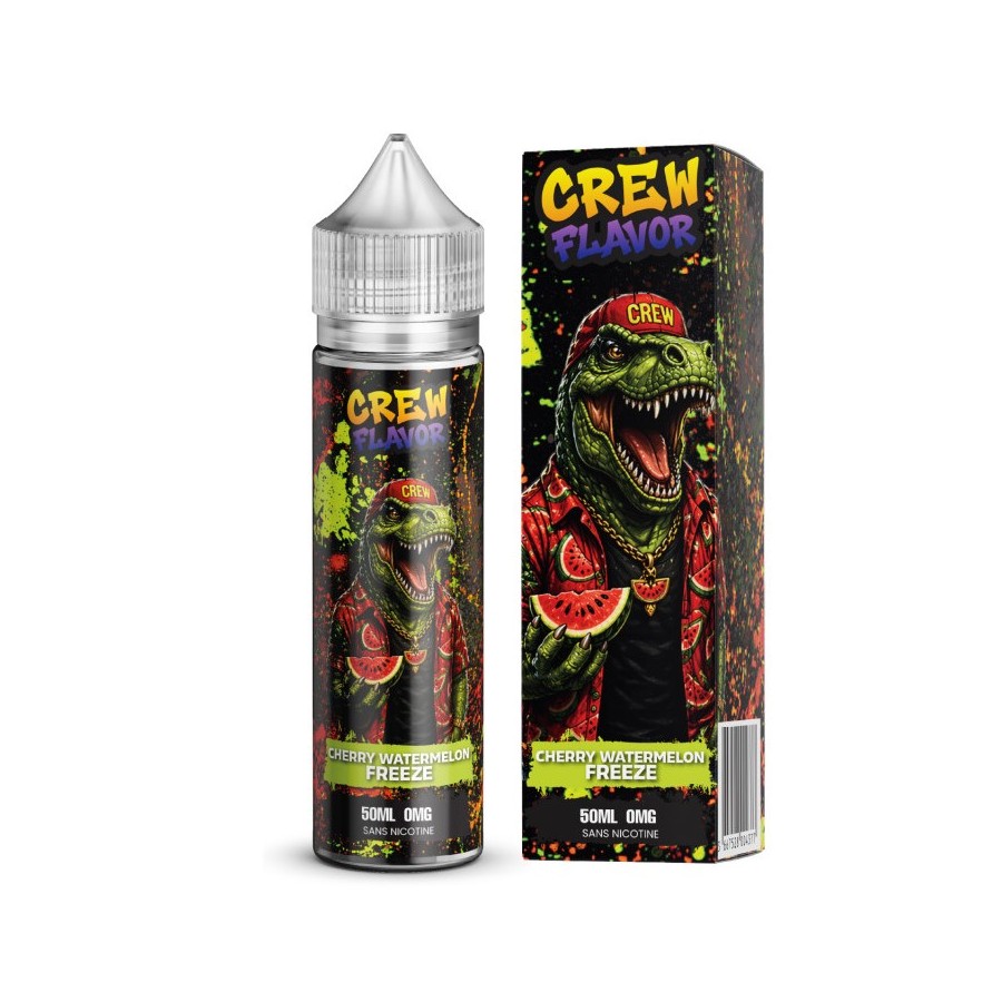 Cherry watermelon ice ( Cerise pastèque glacée) - 50ml - CREW FLAVOR Cherry watermelon ice ( Cerise pastèque glacée) - 50ml - CREW FLAVOR