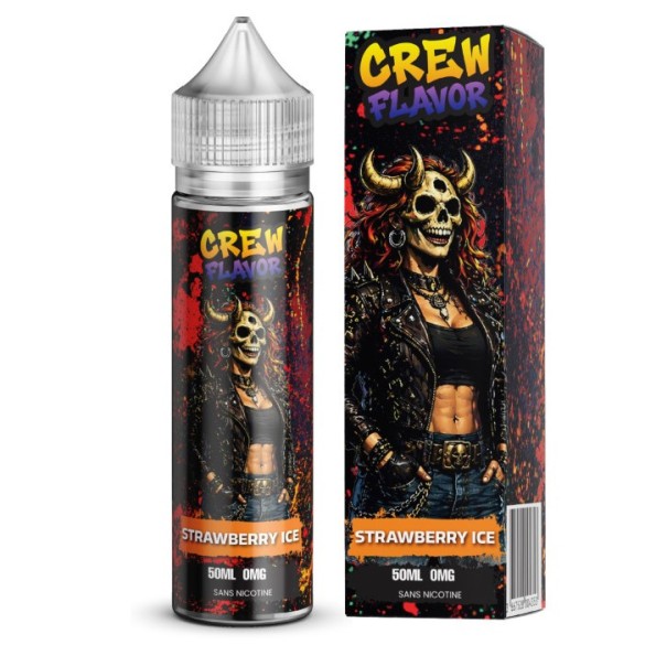 Strawberry ice ( Fraise glacée) - 50ml - CREW FLAVOR