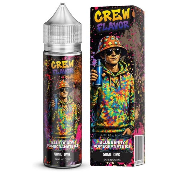 Blueberry pomegranate ice ( Myrtille grenade glacée) - 50ml - CREW FLAVOR