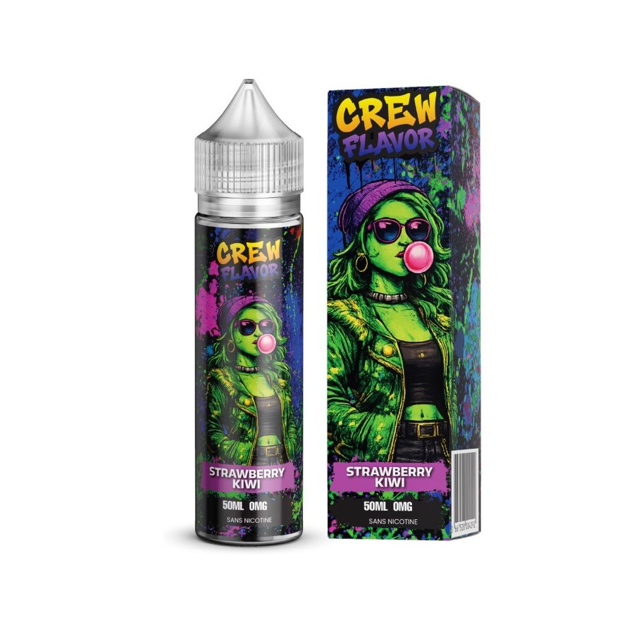 Strawberry kiwi (Fraise kiwi) - 50ml - CREW FLAVOR